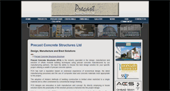 Desktop Screenshot of precaststructures.com